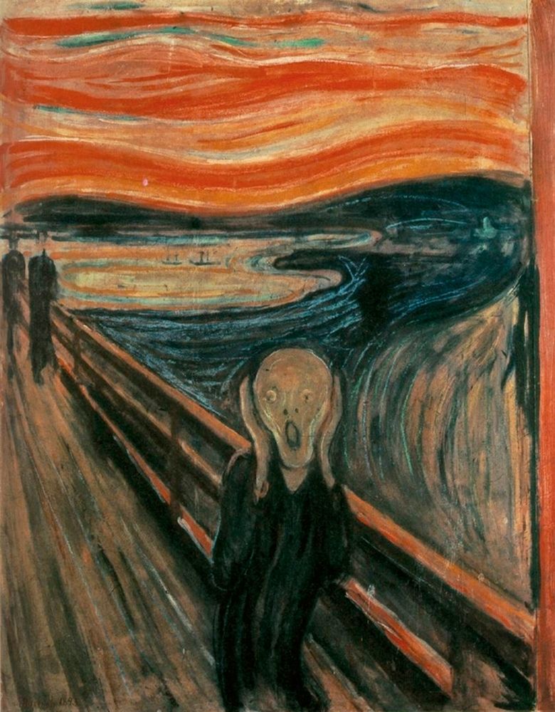 Wall Art Painting id:344637, Name: The Scream, 1893, Artist: Munch, Edvard