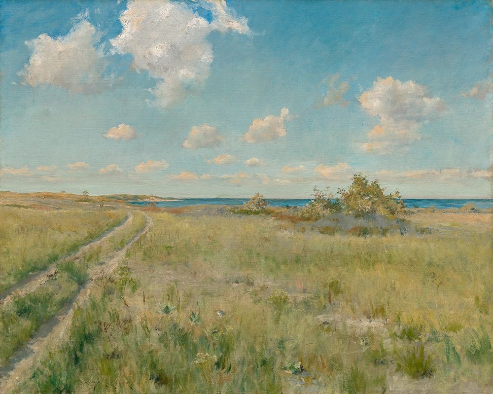 Wall Art Painting id:343472, Name: The Old Road to the Sea, Artist: Chase, William Merritt