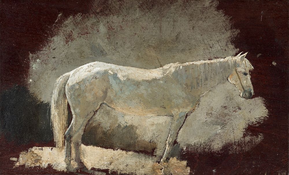 Wall Art Painting id:343504, Name: White Mare, Artist: Homer, Winslow