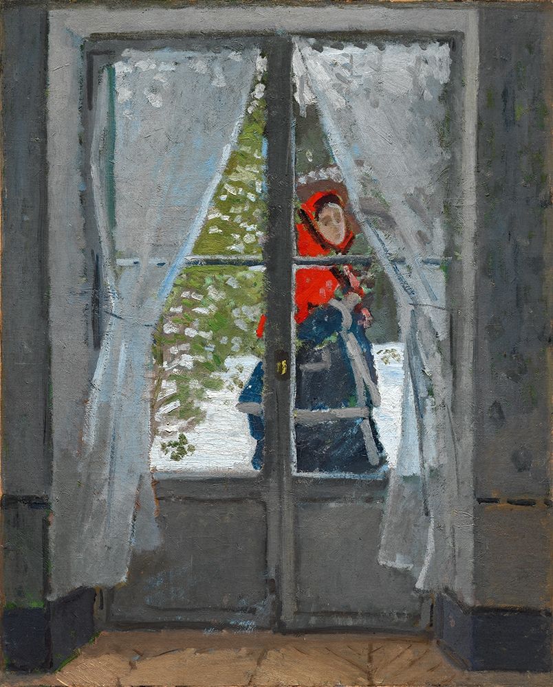 Wall Art Painting id:343665, Name: The Red Kerchief, Artist: Monet, Claude