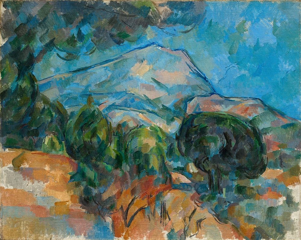 Wall Art Painting id:343675, Name: Mount Sainte Victoire, Artist: Cezanne, Paul