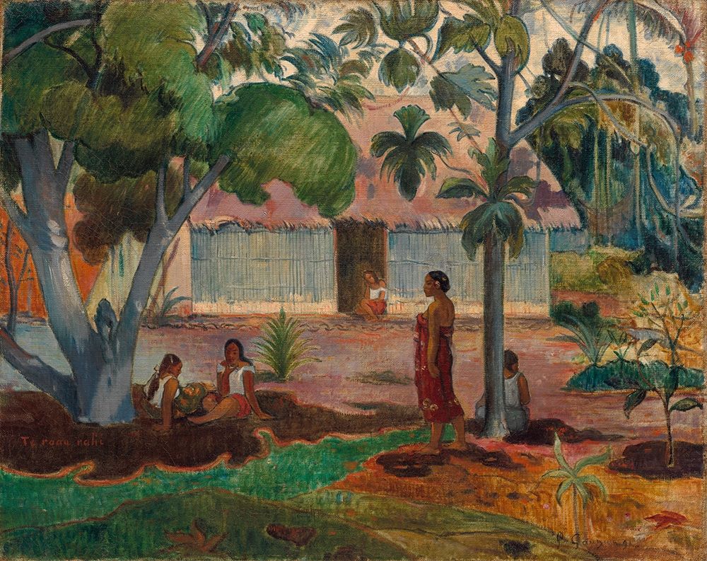 Wall Art Painting id:343714, Name: The Large Tree, Artist: Gauguin, Paul