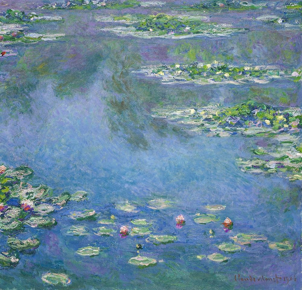 Wall Art Painting id:350438, Name: Water Lilies 1906, Artist: Monet, Claude