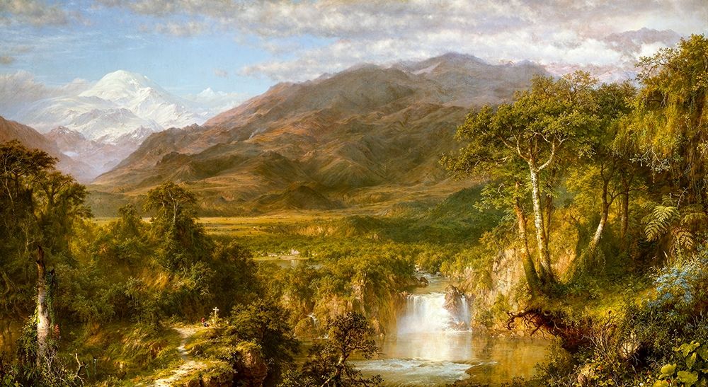 Wall Art Painting id:353118, Name: Heart of the Andes 1859, Artist: Church, Frederic Edwin