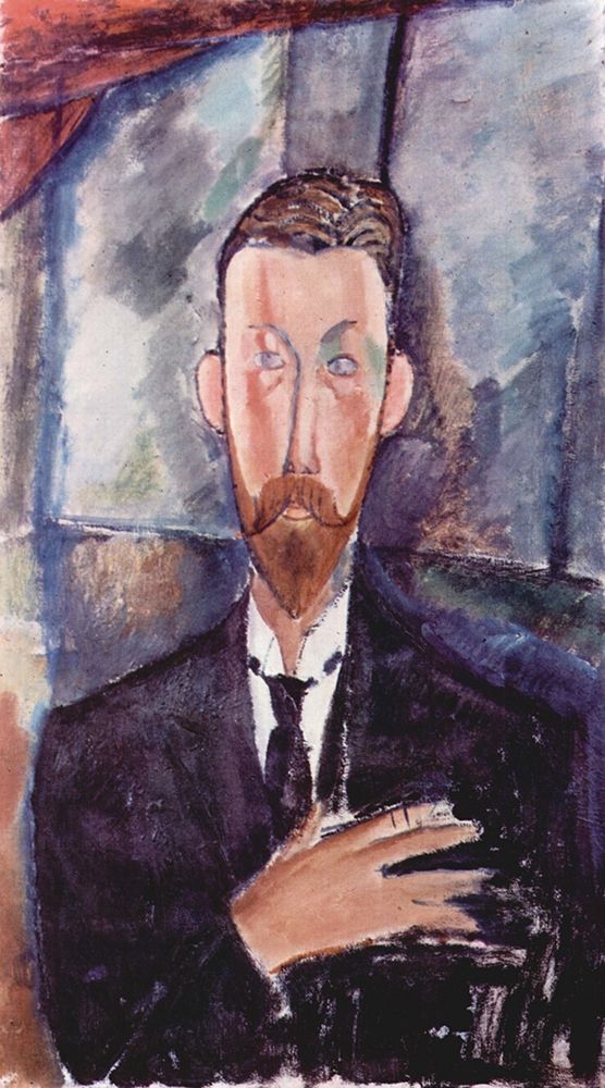 Wall Art Painting id:349952, Name: Portrait of Paul Alexander seated, Artist: Modigliani, Amedeo