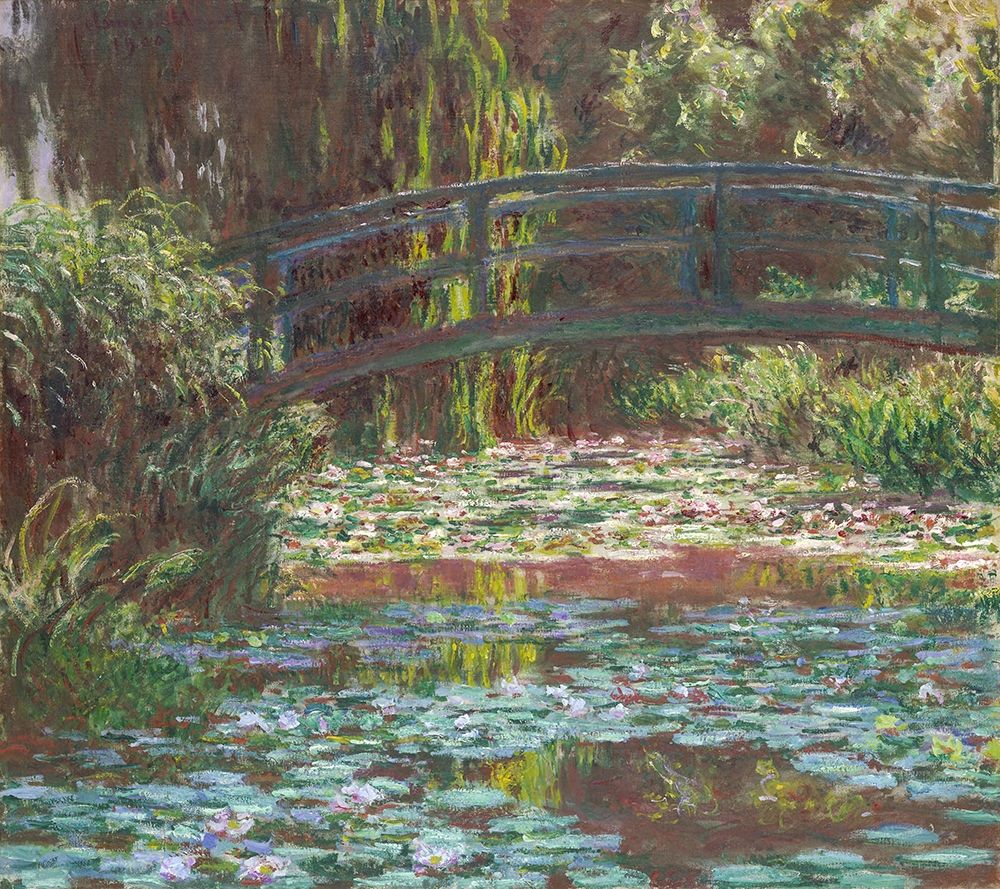 Wall Art Painting id:350457, Name: Water Lily Pond, Artist: Monet, Claude