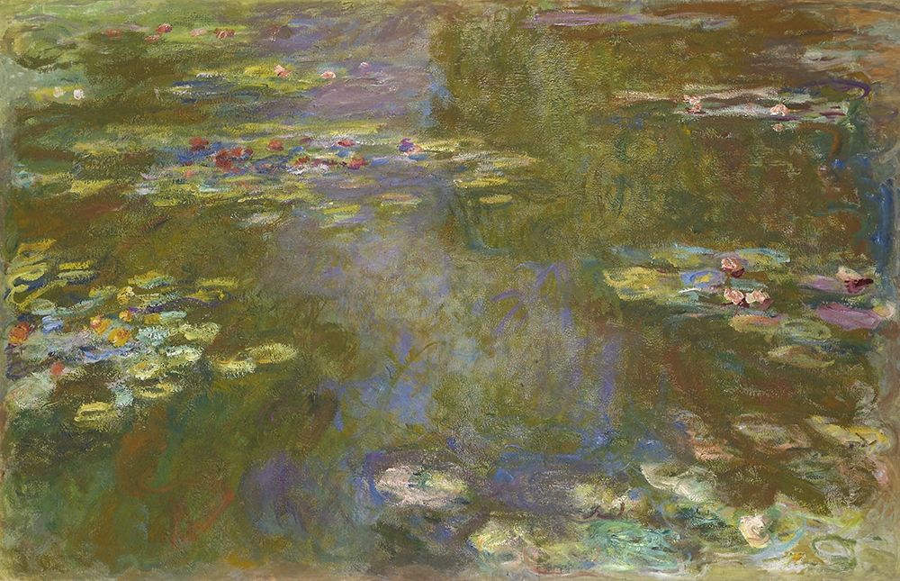 Wall Art Painting id:350468, Name: Water Lily Pond, Artist: Monet, Claude