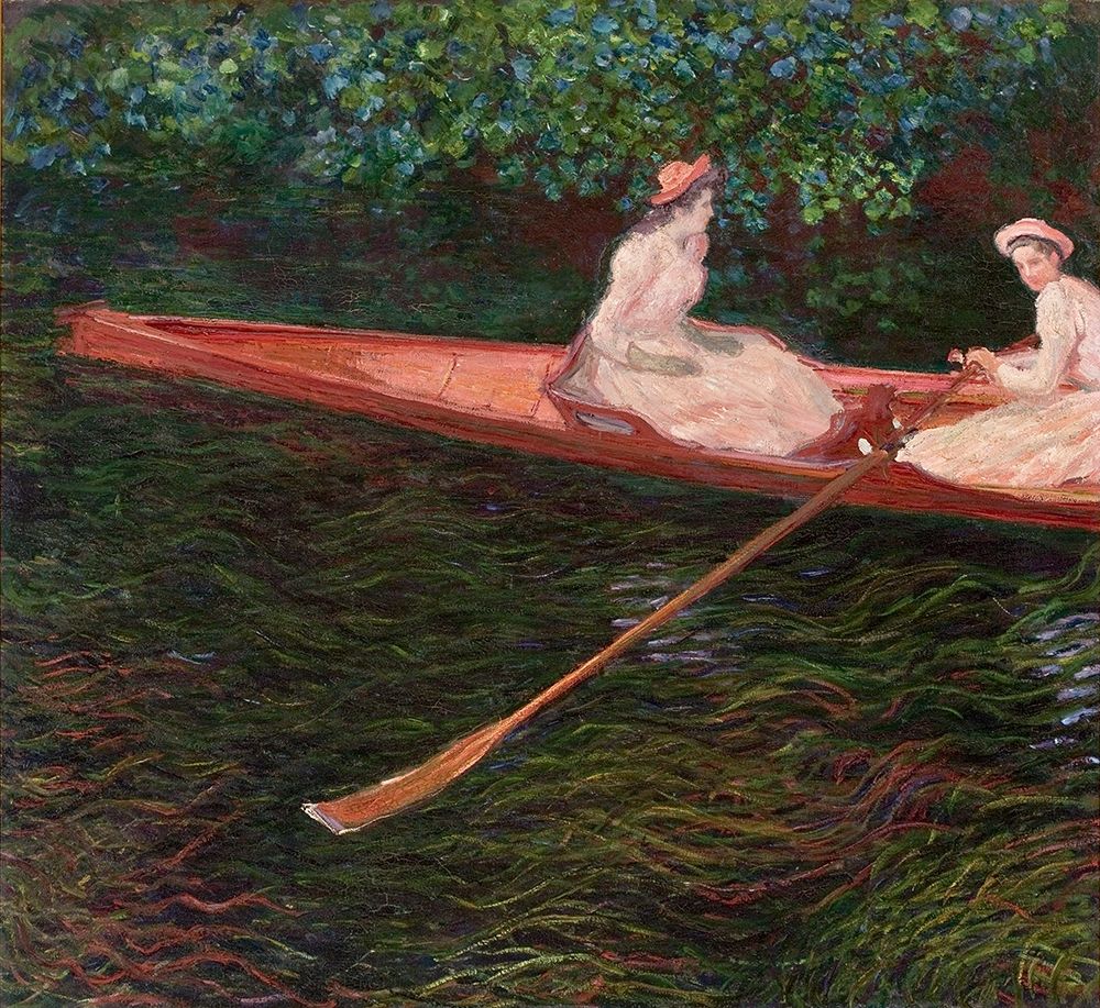 Wall Art Painting id:350483, Name: Canoe, Artist: Monet, Claude