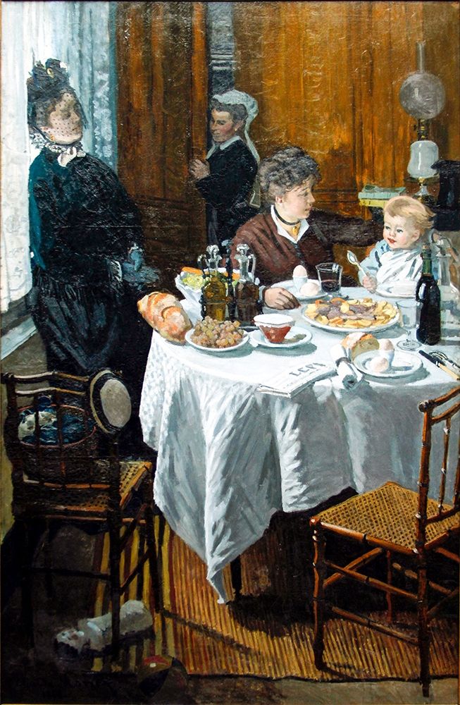 Wall Art Painting id:350507, Name: The Luncheon (1868), Artist: Monet, Claude