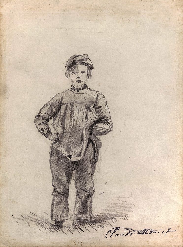 Wall Art Painting id:350545, Name: Boy in the Country, Artist: Monet, Claude