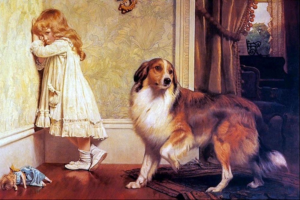 Wall Art Painting id:350714, Name: A Special Pleader, Artist: Barber, Charles Burton