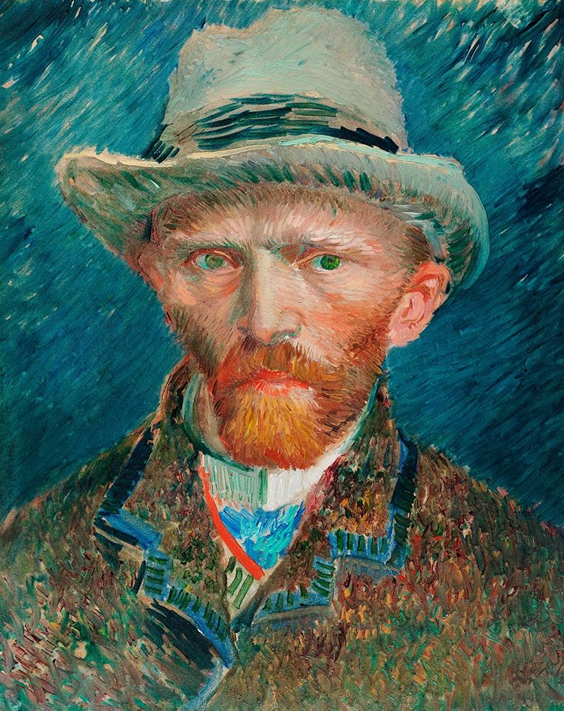 Wall Art Painting id:352592, Name: Self-portrait (1887), Artist: Van Gogh, Vincent