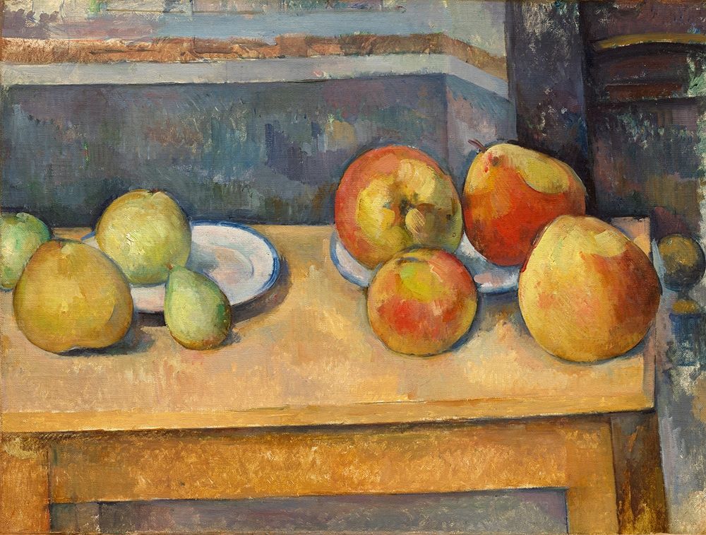 Wall Art Painting id:352606, Name: Still Life with Apples and Pears, Artist: Cezanne, Paul