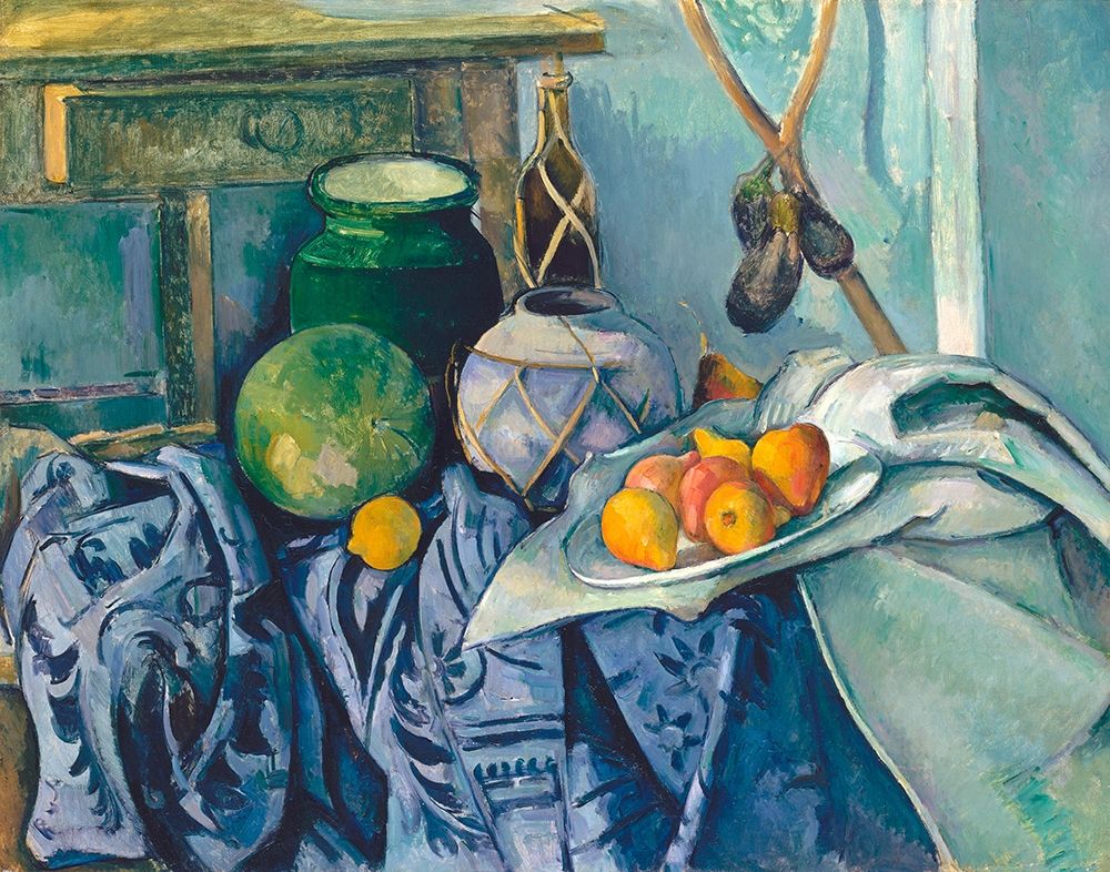 Wall Art Painting id:352607, Name: Still Life with Apples, Artist: Cezanne, Paul