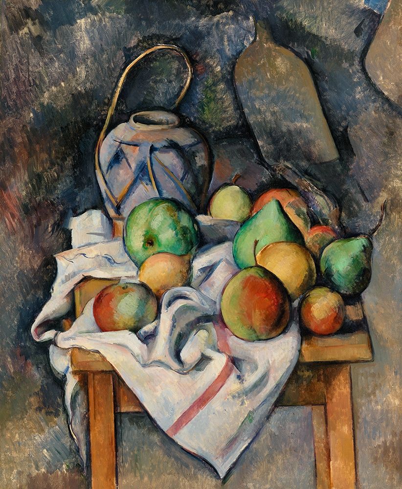 Wall Art Painting id:352612, Name: Ginger Jar, Artist: Cezanne, Paul