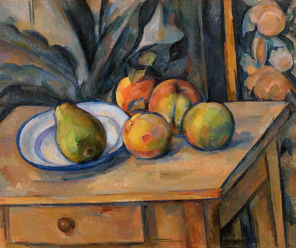 Wall Art Painting id:352613, Name: The Large Pear, Artist: Cezanne, Paul