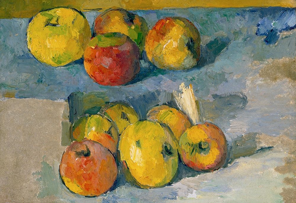 Wall Art Painting id:352623, Name: Apples, Artist: Cezanne, Paul