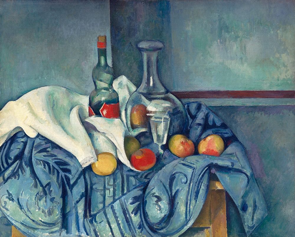 Wall Art Painting id:352634, Name: The Peppermint Bottle, Artist: Cezanne, Paul