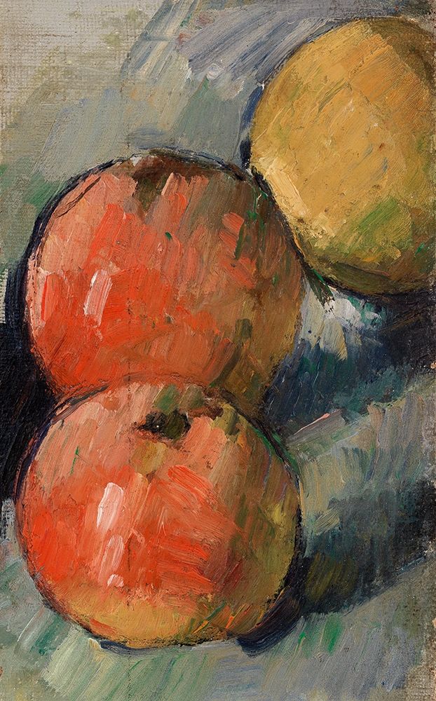 Wall Art Painting id:352651, Name: Three Apples , Artist: Cezanne, Paul