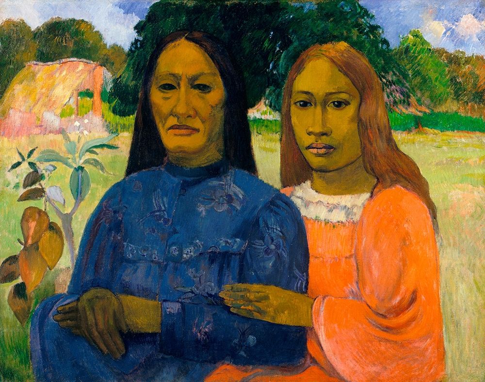 Wall Art Painting id:360383, Name: Two Women, Artist: Gauguin, Paul