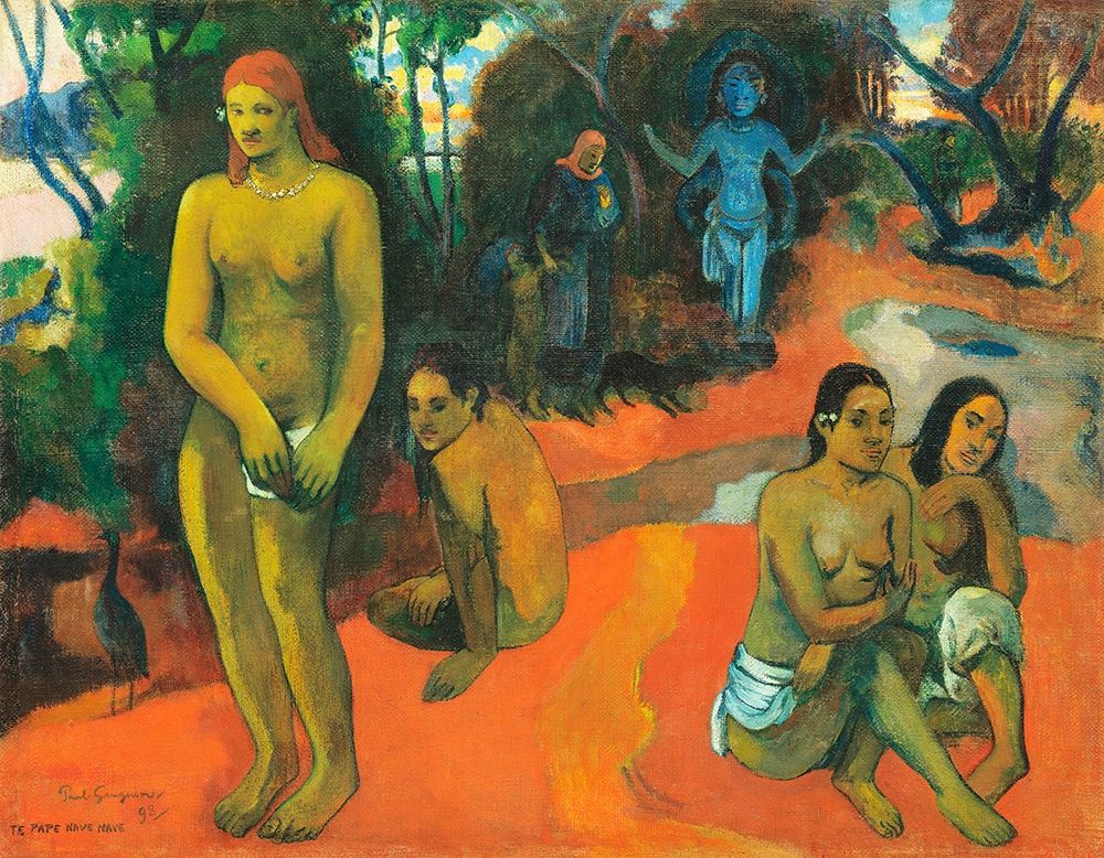 Wall Art Painting id:360386, Name: Delectable Waters, Artist: Gauguin, Paul