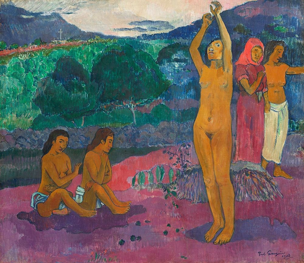 Wall Art Painting id:360410, Name: The Invocation, Artist: Gauguin, Paul