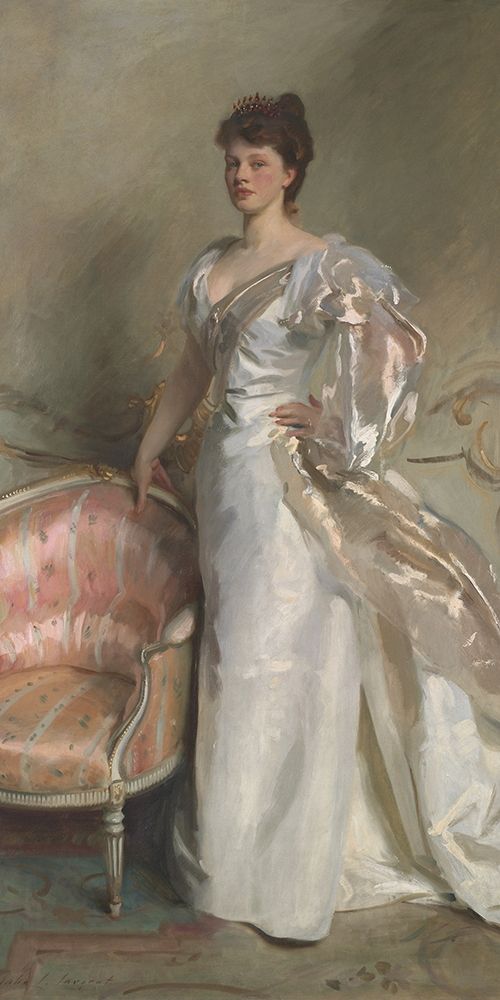 Wall Art Painting id:362239, Name: Mrs. George Swinton (Elizabeth Ebsworth), Artist: Sargent, John Singer