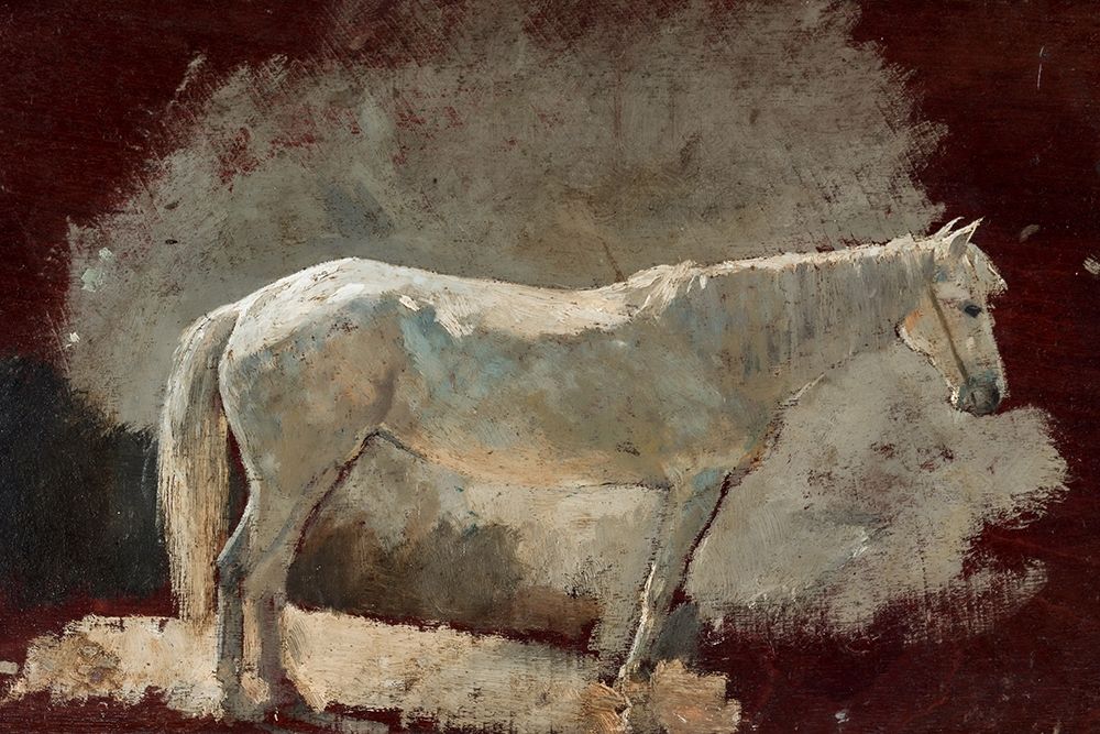 Wall Art Painting id:363378, Name: White Mare, Artist: Homer, Winslow