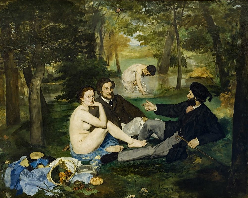 Wall Art Painting id:368245, Name: Luncheon on the Grass, Artist: Manet, Edouard