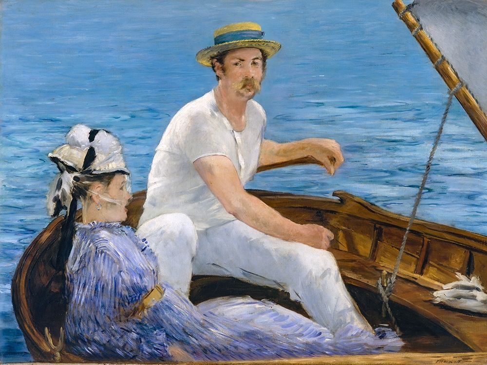 Wall Art Painting id:368344, Name: Boating, Artist: Manet, Edouard