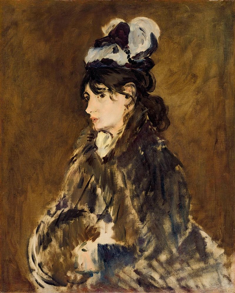 Wall Art Painting id:368356, Name: Berthe Morisot at Le Manchon, Artist: Manet, Edouard