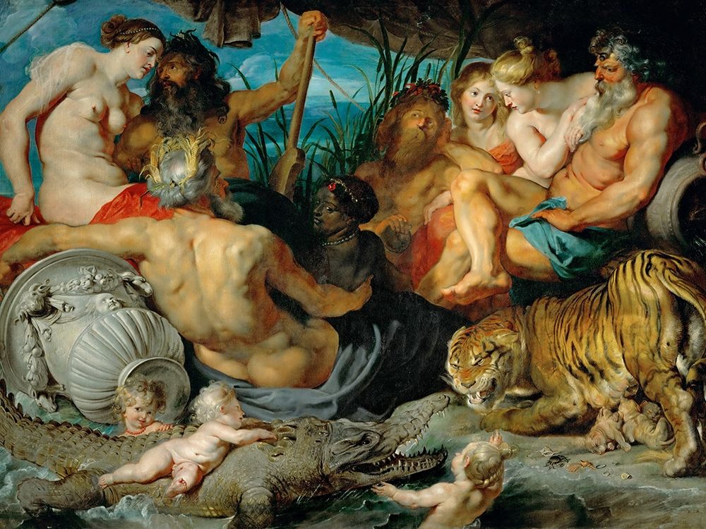 Wall Art Painting id:370463, Name: The Four Rivers of Paradise, Artist: Rubens, Peter Paul