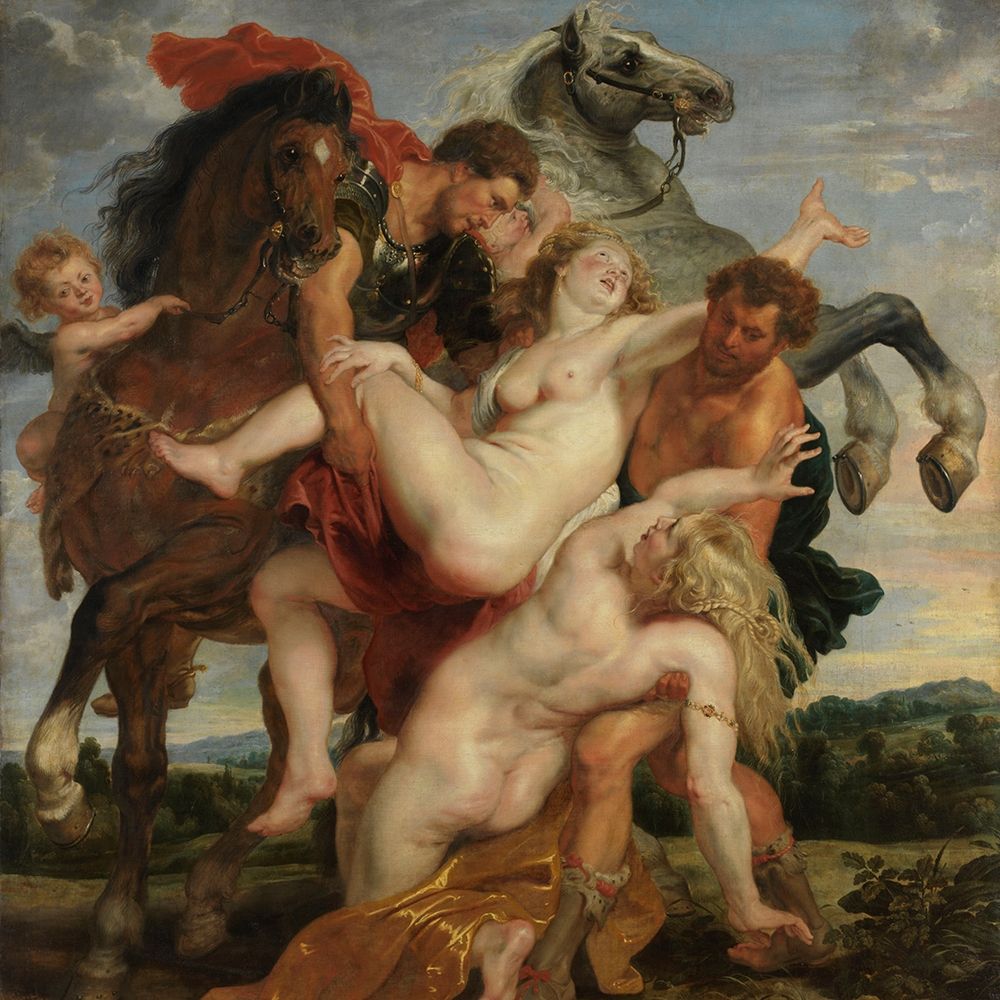 Wall Art Painting id:370469, Name: The Rape of the Daughters of Leucippus, Artist: Rubens, Peter Paul