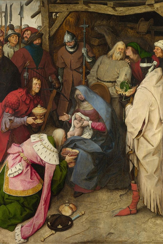 Wall Art Painting id:370494, Name: The Adoration of the Kings, Artist: Bruegel the Elder, Pieter