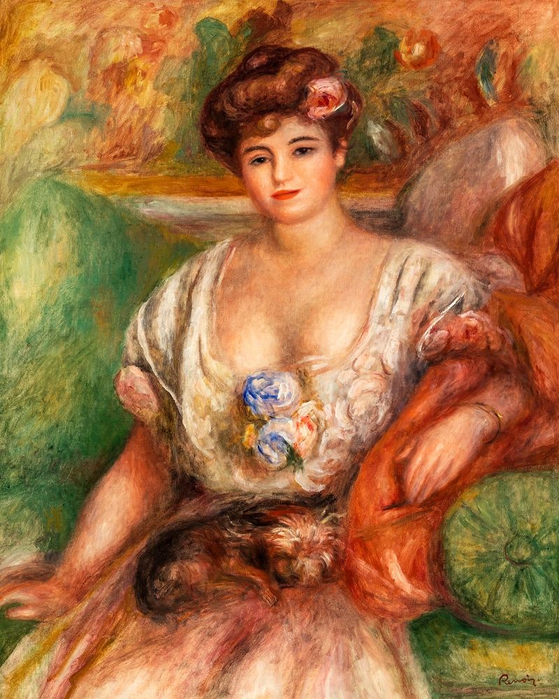 Wall Art Painting id:364935, Name: Portrait of Misia Sert 1907, Artist: Renoir, Pierre-Auguste