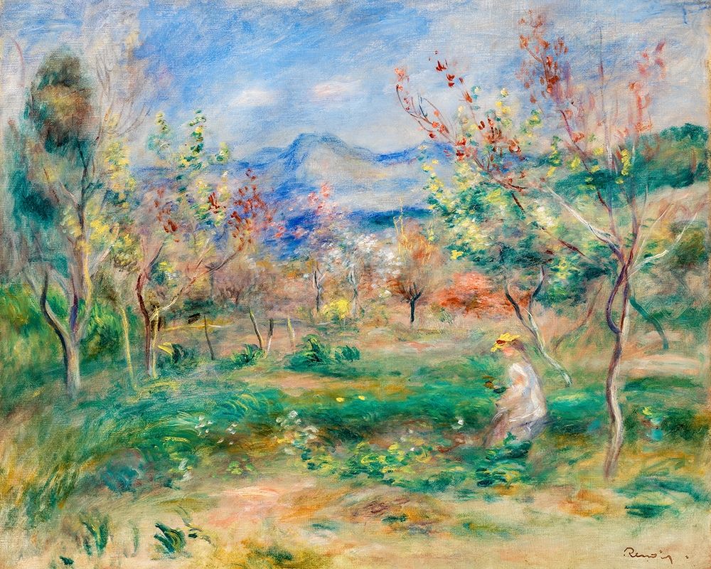 Wall Art Painting id:364937, Name: Landscape 1905, Artist: Renoir, Pierre-Auguste