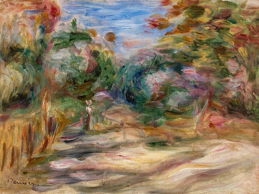 Wall Art Painting id:364959, Name: Landscape 1911, Artist: Renoir, Pierre-Auguste