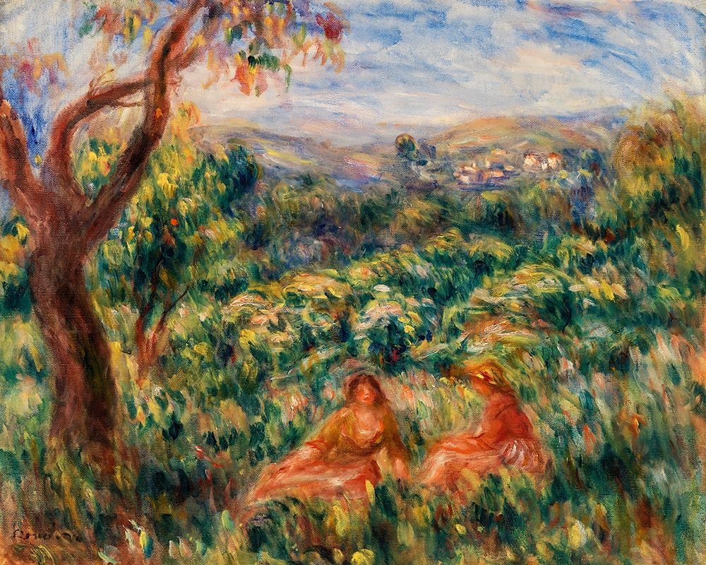 Wall Art Painting id:364967, Name: Landscape 1916, Artist: Renoir, Pierre-Auguste