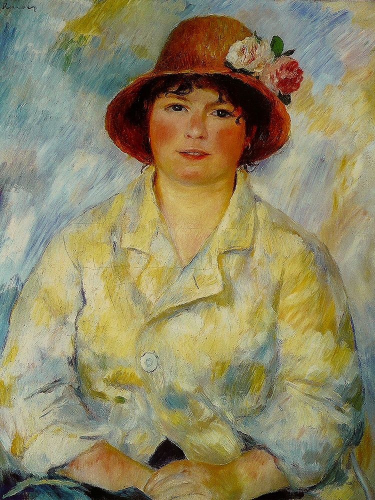 Wall Art Painting id:365103, Name: Portrait of Madame Renoir, Artist: Renoir, Pierre-Auguste