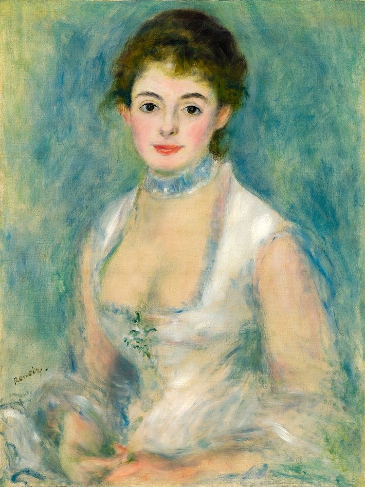 Wall Art Painting id:365106, Name: Portrait of Madame Henriot, Artist: Renoir, Pierre-Auguste