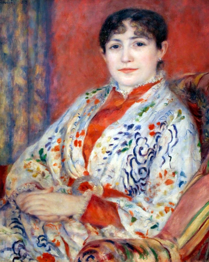 Wall Art Painting id:365112, Name: Portrait of Madame Henriot, Artist: Renoir, Pierre-Auguste