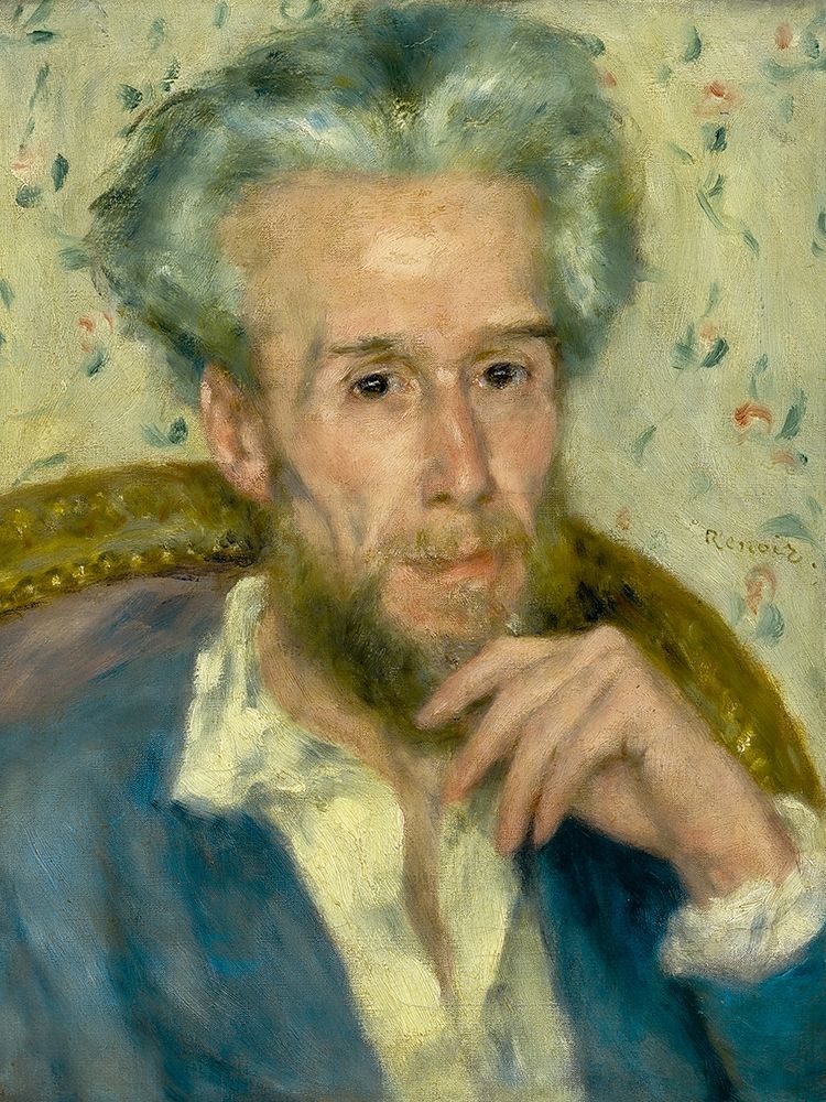 Wall Art Painting id:365121, Name: Portrait of Victor Chocquet, Artist: Renoir, Pierre-Auguste