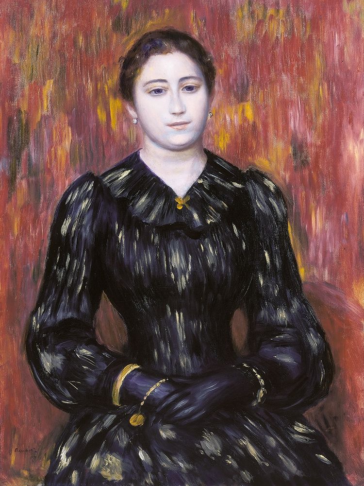 Wall Art Painting id:365157, Name: Portrait of Mme. Paulin, Artist: Renoir, Pierre-Auguste