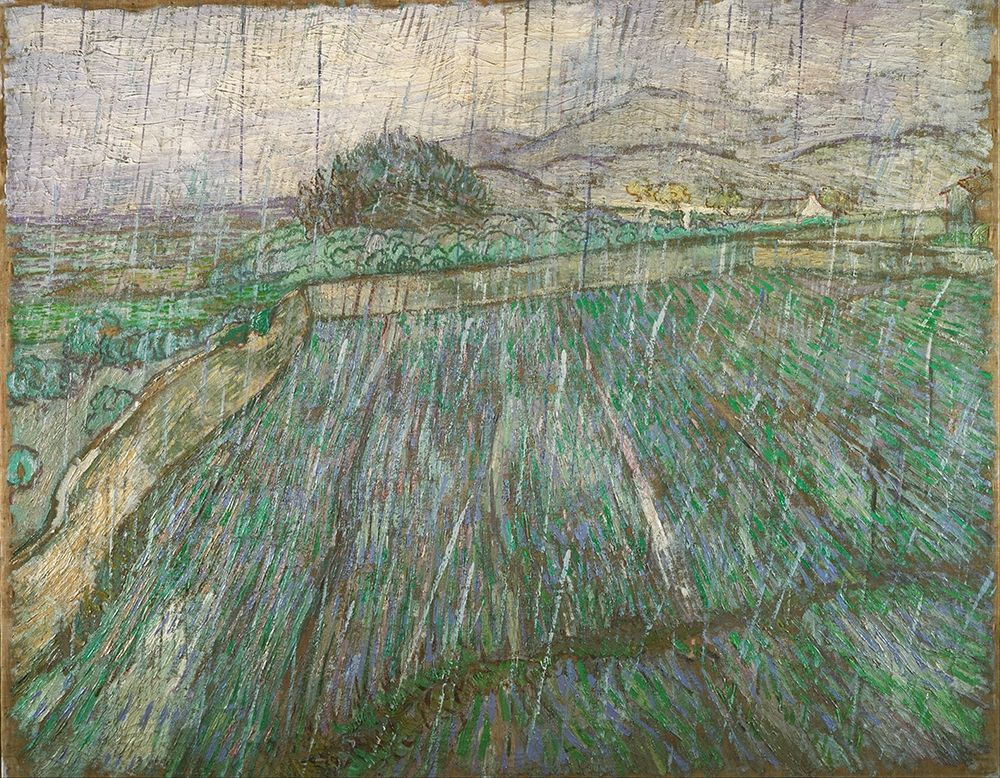 Wall Art Painting id:377368, Name: Rain, Artist: van Gogh, Vincent