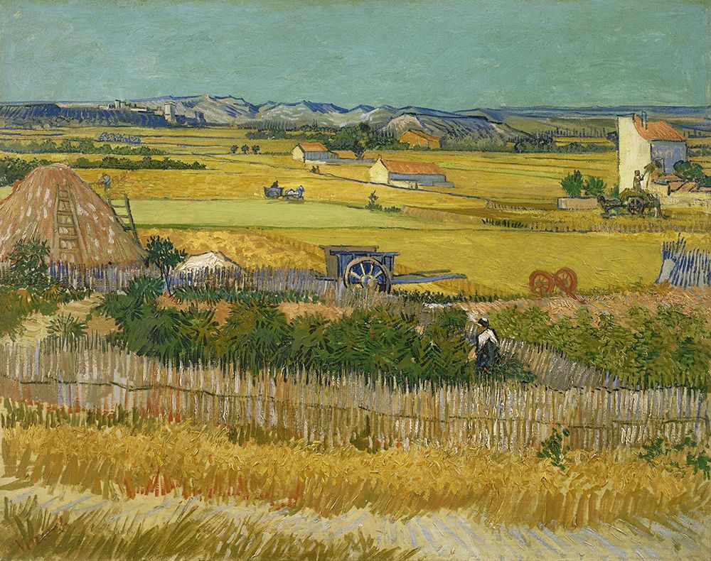 Wall Art Painting id:377372, Name: The harvest, Artist: van Gogh, Vincent