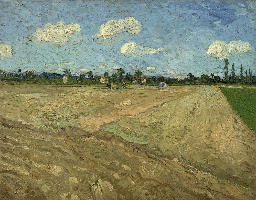Wall Art Painting id:377375, Name: Ploughed fields, Artist: van Gogh, Vincent