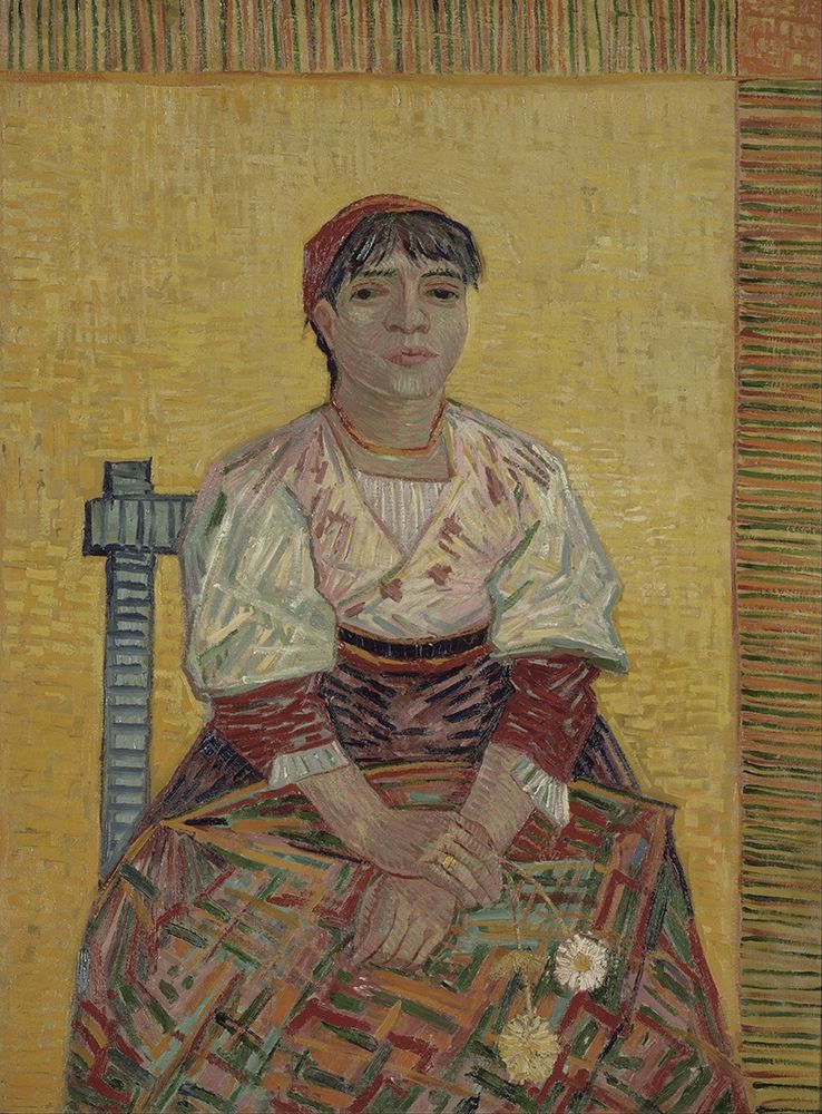 Wall Art Painting id:377414, Name: The Italian Woman, Artist: van Gogh, Vincent