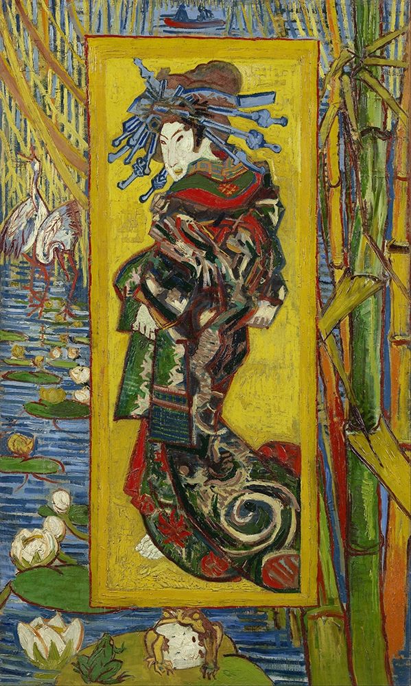 Wall Art Painting id:377417, Name: Courtesan, after Eisen, Artist: van Gogh, Vincent