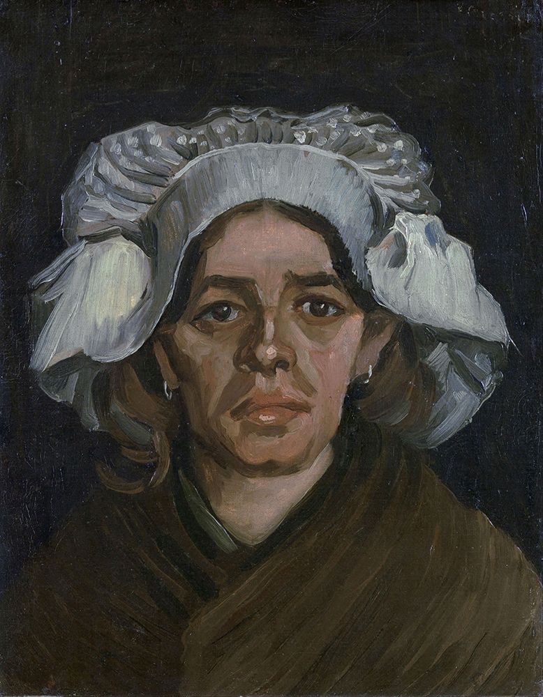 Wall Art Painting id:377430, Name: Head of a woman, Artist: van Gogh, Vincent