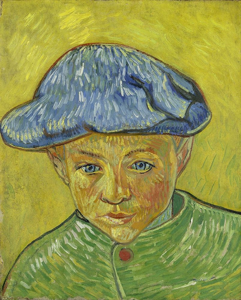 Wall Art Painting id:377440, Name: Portrait of Camille Roulin, Artist: van Gogh, Vincent
